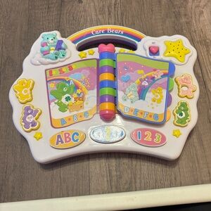 Vintage Y2K 2004 Mattel Care Bears Toy Electronic Book ABC 123 Tested Works